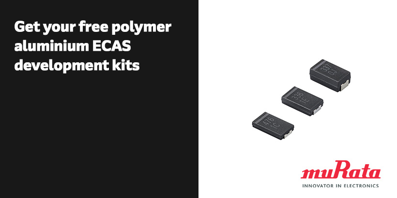 muRata: Get your free polymer aluminum ECAS development kits